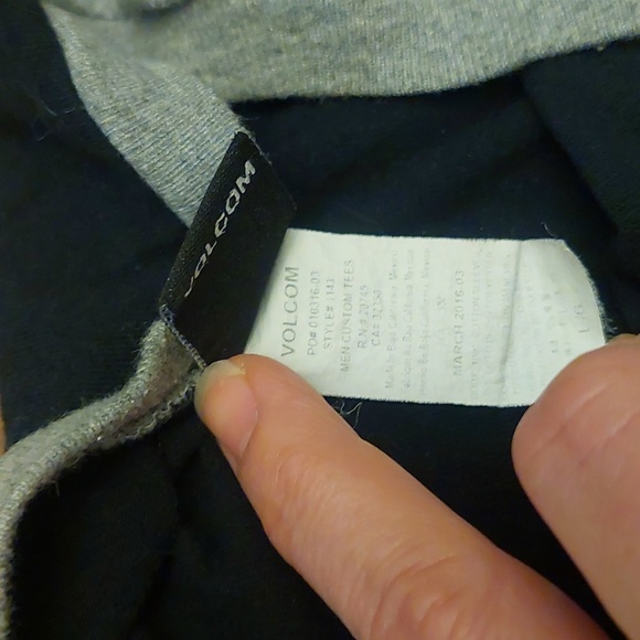 Volcom 3/4 Sleeve Baseball T-shirt - Picture 7 of 9